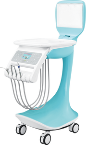 Fauteuil dentaire électrique pour enfants avec coussin en cuir, lumière LED et fonctions de sécurité - Conception confortable pour les soins dentaires - Product Image 6