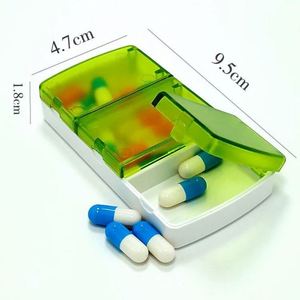 Caja de Almacenamiento de Medicamentos con Logotipo Personalizado, 3 Compartimentos, Mini Pastillero Portátil de Bolsillo, Organizador de Pastillas Diario para Viajes - Product Image 3