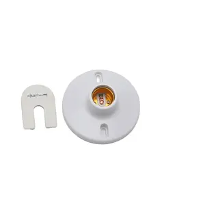Hot selling H907 ABS brass colorful B22 E27 ceiling lamp holder