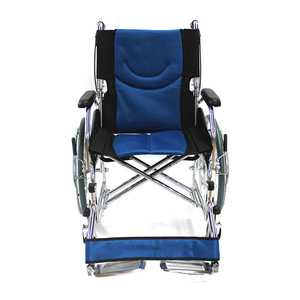 Silla de ruedas manual ultraligera de acero de 13 kg, plegable, para ancianos y personas con discapacidad, ayuda para la movilidad. - Product Image 3