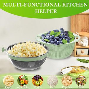 Korea Microwave Silicone Steamer Oven & Dishwasher Safe Microwave <b>Vegetable</b> Cooker <b>Pot</b> with Handle & Lid Food Grade Steamer Bowl - Product Image 3