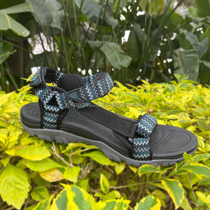 Nouvelles sandales plates décontractées pour hommes, respirantes, à bout ouvert, style pêcheur, pour la plage et l'extérieur, avec fermeture auto-agrippante, antidérapantes, collection été 2026 - Product Image 2