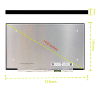 Nuovo Originale Innolux N140HCA-EAE 14" 45% NTSC 16.7M Colori Contrasto 1000:1 Rivestimento Duro 3H IPS Opaco Non-Touch per Uso Aziendale