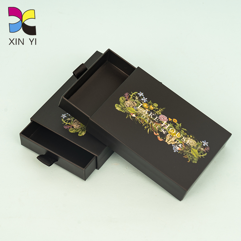 High quality custom magnetic gift box manufacturer luxury drawer box valentine gift box