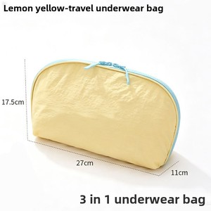 <span class=keywords><strong>Sac</strong></span> de <span class=keywords><strong>rangement</strong></span> de voyage trois-en-un portable pour sous-vêtements, chaussettes et autres articles, imperméable, compartimenté, grande capacité - Product Image 5