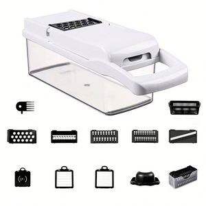Multi-Function Steel <b>Vegetable</b> Cutter Onion Dicer Potato Slicer Shredder Sustainable Easy to Clean Manual Food Processor Tools - Product Image 5