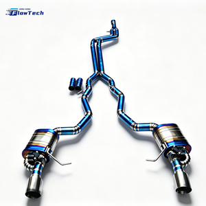 ระบบท่อไอเสียแคทแบคไทเทเนียมคุณภาพสูงสำหรับ BMW 535i 640i 630i 640 N55 3.0T พร้อมวาล์วควบคุมเสียงแบบติดตั้งได้โดยตรง - Product Image 1