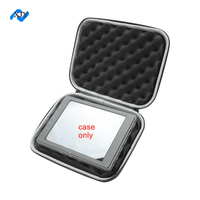 Étui de voyage rigide en EVA pour accessoires électroniques avec doublure en mousse alvéolée double face, pochette de protection zippée