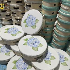 Tambourin de fête de 6 pouces, personnalisable, pour mariage, <span class=keywords><strong>festival</strong></span>, vente en gros, avec design personnalisé par le client - Product Image 5