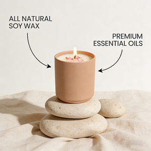 Juego de Frascos de Cerámica para Velas, Minimalistas, Cilíndricos, de Porcelana, Acabado Mate, de Lujo, para Fabricación de Velas, Venta al Por Mayor - Product Image 2