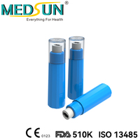 Lancettes médicales de sécurité à ressorts doubles à usage unique, activées par le contact, 21G 23G 25G 26G 28G 30G (100 pièces/boîte)