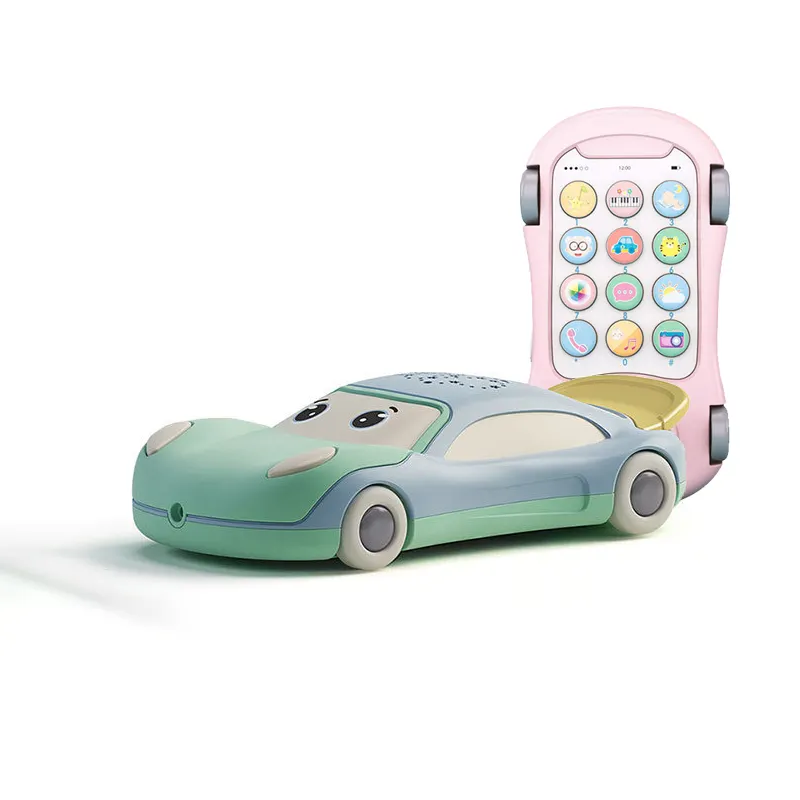 Baby Music Early Educational Toys Kids Plastic Electronic Baby Cartoon Car Mobile Musikalisches Phone Toy