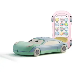 婴儿音乐早教玩具儿童塑料电子婴儿卡通汽车手机手机玩具