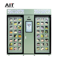 Distributeur automatique de fleurs sans pilote intelligent haut de gamme d'AIT Mall Armoire à grille de fleurs à écran tactile