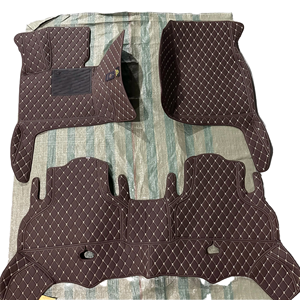 Tapis de sol de voiture de sport en cuir de luxe 5D 7D, ensemble complet de 4 pièces, <span class=keywords><strong>design</strong></span> antidérapant, Civic 1 Series 3 Series Cherokee Venza A4 Land Cruiser - Product Image 1