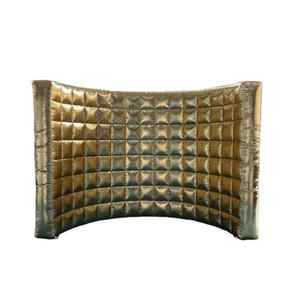 Grand mur gonflable de cabine photo publicitaire à 360 degrés pour les clubs et les nuits Tente de fond de cabine photo à LED de 17 couleurs et type d'arc - Product Image 1