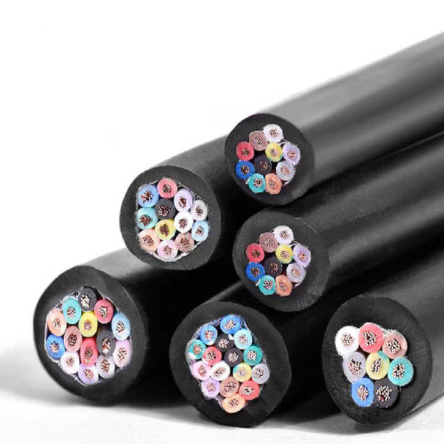Control Cable - 300V/500V, PVC/XLPE Insulated, Copper Conductor, 0.5-6mm², Industrial Automation, CE/ISO Certified