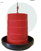 Bétail en plastique 15KGS mangeoires pour animaux de poulet mangeoire pour oiseaux mangeoire pour poulet de volaille