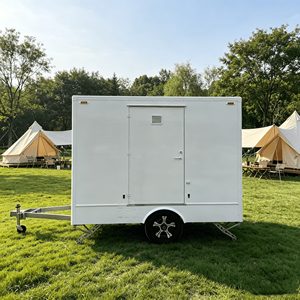 Camping Trailer With Toilet Toilet Rental Trailer Mobile VIP Toilets Trailers Portable Washroom Trailer Luxury Toilet Trailer - Product Image 3
