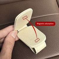 Porte-lunettes de soleil magnétique universel pour voiture, porte-billets et cartes créatifs multifonctionnels, accessoire d'intérieur