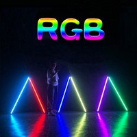 Lampe tube LED rechargeable RGB portable 30/60/90/120cm pour éclairage d'ambiance de Noël