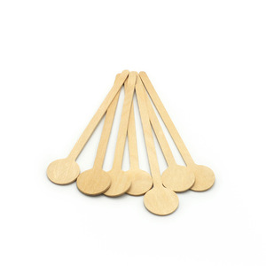 Removedor madera mojitos | Agitateur rond en bois de qualité alimentaire pour cocktail et boisson jetable pour thé café - Product Image 2