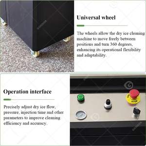 2 Auto Detailing Mini Cold Jet Dry Ice Clean Machine Heavy Duty PCBA Rust Timber Blast Combustible eléctrico Nueva condición - Product Image 4