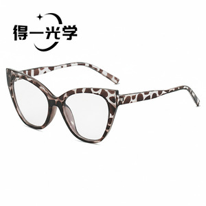 กรอบแว่นตาทรงตาแมวเลนส์ PC กันแสงสีฟ้าป้องกันทุกเพศกรอบ913 - Product Image 1