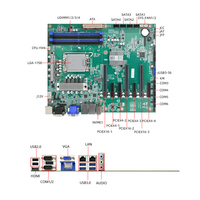 Cartes mères double canal neuves, directement de l'usine, LGA1700 Intel 14e génération, 4 DDR4, 6 RS232, 6 USB, serveur industriel, carte mère X86