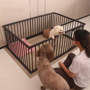 Indoor Teddy <span class=keywords><strong>Corgi</strong></span> Kennel <span class=keywords><strong>Cage</strong></span> recinzione staccabile in metallo recinzione per cani per animali domestici - Product Image 3