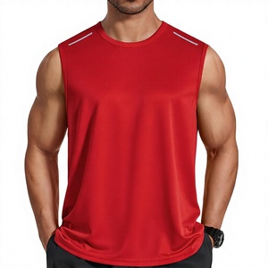 Men's Drop Armhole Tank <b>Top</b> Streetwear Sleeveless Shirt Oversized Muscle <b>Vest</b> Breathable Jersey Fabric Urban Summer Fashion Wear - Product Image 1
