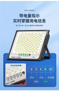 Solar Garden <b>Light</b> Large <b>LED</b> Panel 5000K Daylight IP67 Waterproof Wall Mount Outdoor Solar Lamp with <b>Light</b> <b>Sensor</b> - Product Image 6