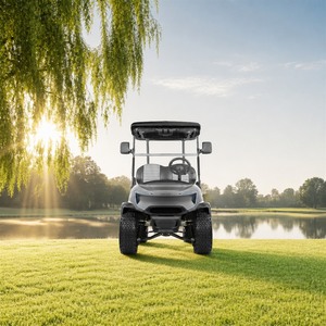 Voiturette de golf électrique 4 places pour cinéma en plein air, moteur AC 48V 5KW, batterie au lithium, pour soirées cinéma, avec kit de montage de haut-parleurs sur <span class=keywords><strong>poteau</strong></span> - Product Image 2