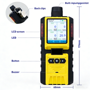 Analyseur de gaz à haute sensibilité, détecteur de fuite de gaz rechargeable CO CO2 CH4 H2S - Product Image 4