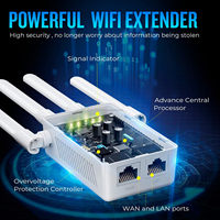 2023 el más nuevo extensor WiFi amplificador de señal punto de acceso más rápido Internet Superboost Booster para el hogar
