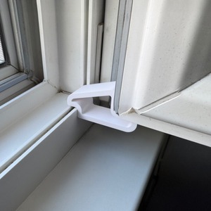 Cunilla Multifuncional 3D para Puertas y Ventanas, Blanca, de Montaje en Suelo, Herramienta Doméstica, Limitador de Ventana, Antipinzamiento, Tope de Puerta - Product Image 1