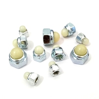 Écrou à capuchon en nylon blanc M4 M5 M6 M8 M10, écrou hexagonal en forme de dôme, léger, isolant, quincaillerie de meubles, fixation