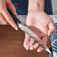 Yieryi Damascus Staalmes VG10 Kernstaal 67 Lagen Japans Utility Mes Huishoudelijk Keukenmes Schilmes met G10 Handvat