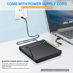 Unidad de DVD Externa USB 3.0 Tipo C, Grabadora de CD/DVD Portátil, <span class=keywords><strong>Lector</strong></span>/Grabador de Discos Ópticos Delgado <span class=keywords><strong>para</strong></span> Laptop, Escritorio, MacBook, <span class=keywords><strong>PC</strong></span> - Product Image 3