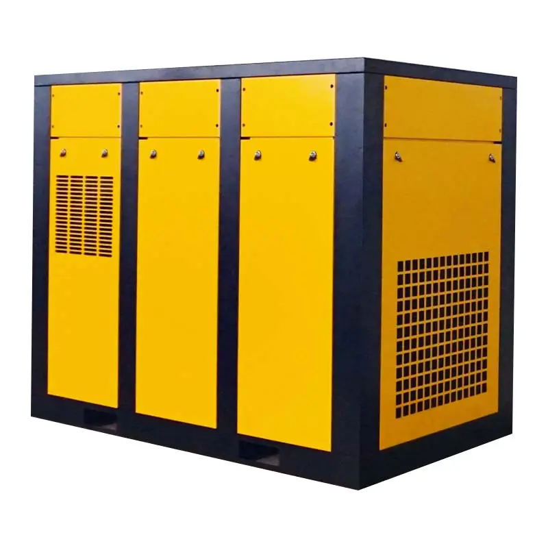 75KW Permanent Magnet Variable Frequency Two-Stage Compression Air Compressor With Inverter
