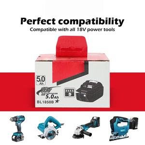 <span class=keywords><strong>Makita</strong></span> 18V 전동 공구용 5.0Ah 고용량 배터리, BL1850 BL1840 BL1830 교체, 내구성 있는 리튬 이온 - Product Image 3