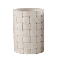 Ensemble d'accessoires de salle de bain 6 pièces en ciment, tressé, de luxe moderne, écologique et facile à nettoyer, pour la maison et l'hôtel