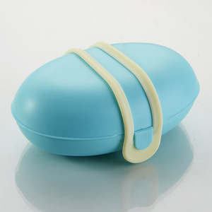 Portable Travel <b>Soap</b> Box Oval Shape Leak Proof Lid <b>Mini</b> For Bags PP Material - Product Image 4