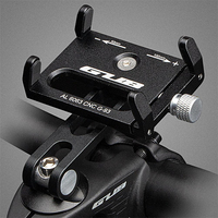 Soporte para Teléfono de Bicicleta con Diseño de Tapa de Manillar, Soporte Impermeable para Teléfono Celular, Soporte Giratorio para Manillar de Bicicleta