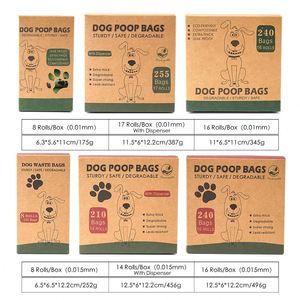 Wholesale Eco Friendly Dog Poop Bags Biodegradable <b>Compostable</b> Durable Disposable Plastic Custom Pet Waste Dog Poop Bags - Product Image 4