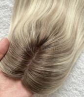 Vente chaude Mono Base Top Décoration Kératine Complète Brun Raide Pince À Cheveux Style Respirant Cheveux Accessoire