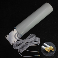 Antenne omnidirectionnelle multibande 4G LTE extérieure 800-960/1710-2700MHz 8dBi étanche avec câble de 10M pour CRC9 TS9 pour modem 3G 4G