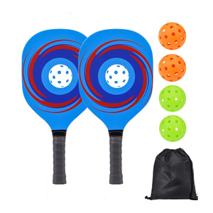 Juego de palas de Pickleball, 2 raquetas, 4 pelotas, bolsa de nailon, equipo deportivo antideslizante para exteriores - Product Image 3
