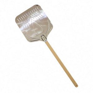 Utensilios de Cocina, Pala para Pizza, Accesorios de Cocina, Espátula Cuadrada Grande de 11'' para Pizza con Mango de Madera - Product Image 1