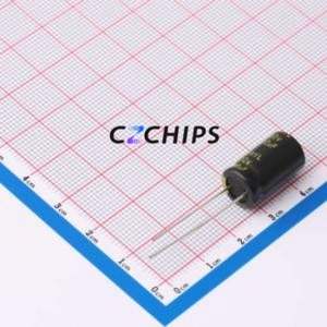 ตัวเก็บประจุอิเล็กโทรไลต์อะลูมิเนียมแบบ Through-Hole รุ่น RF100M101LO10*16TA-1A1Et ขนาด D10xL16 มม. 100uF 20% 100V ขา 10 มม. - Product Image 1